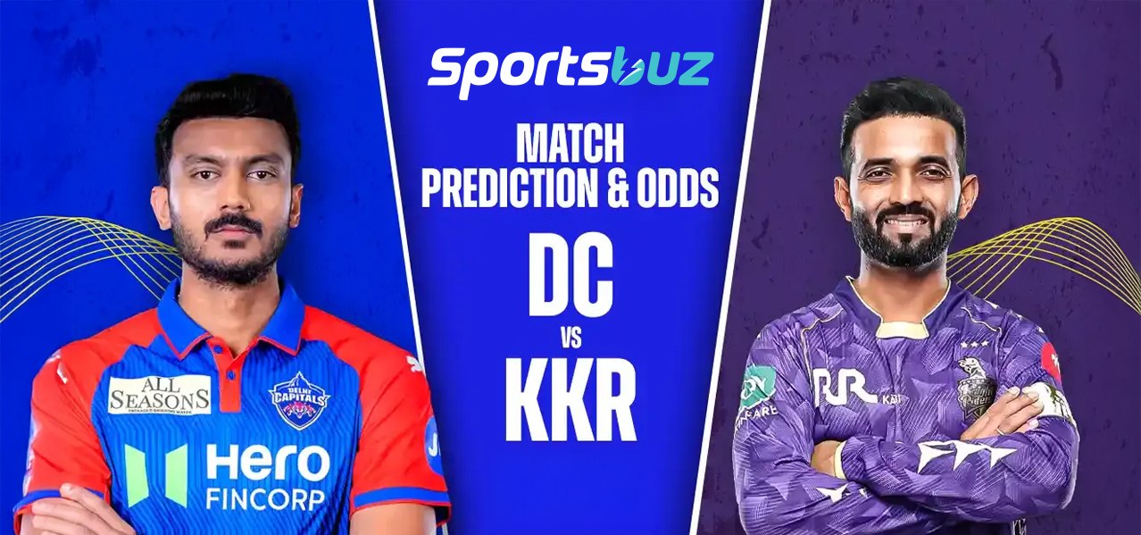 DC vs KKR Match Prediction, Odds, Fantasy & Betting Tips 2026 | Delhi Capitals vs Kolkata Knight Rid