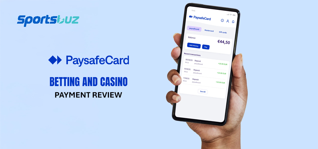 Paysafecard payment method for online betting and casino sites with fast, secure gambling deposits